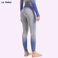 Le Nakai Dikişsiz Taytlar Spor Fitnes Yüksek Beled Spor Spor Salonu Taytlar Yoga Pantolon Kış Fitness Kıyafetleri Y200904