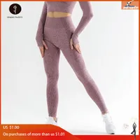 Seamless Yoga Pants Shaping Leggings Womens Ultra-thin Summer Elastic Fitness Wear Sports High Waist Hip Lift Legging Women Outfit
