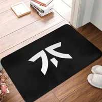 카펫 Fnatic-White-Logo-Vector Polyester Doorormat Rug Carpet Mat Footpad Non-Slip 흡수성 중심 부엌 침실 발코니 Cartooncarpets