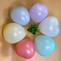 Parti Dekorasyon İnç Kalp Macaron Balonları Lateks Balon Aşk Şeker Balon Düğün Sevgililer Günü Kutlama Sarf Malzeme Parçaları