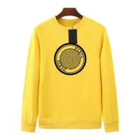 Heren Deisgner Hoodies Hoge kwaliteit Mode Zwart gele brief Afdrukken Sportkleding Sweatshirts Loose Fit Sportswear met lange mouwen herfst en winter sweatshirt