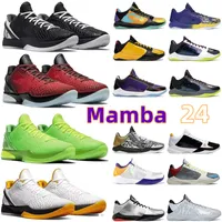 Mamba Basketball Shoes Men 5 Rings Protro Bruce Lee Del Sol 6 Mambacita Grinch Chaos Mens Alternate Outdoor Sports Trainers Laker Lakers 24 Sneakers 40-46