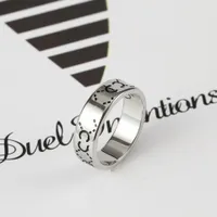 Modedesigner Ring Gold Letter Band Rings Bague für Frau Lady Party Hochzeitsliebhaber Geschenkvergütung Schmuck Mischstile Stile