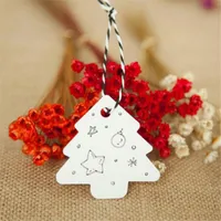 Christmas Decorations Tree Message Card Party Props Baking Tag Gift Decoration Elevator DIY Accessories 2022