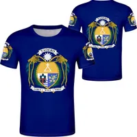 Nauru T-Shirt-Name Nummer NRU T-Shirt PO Text Kleidungsdruck DIY kostenlos maßgeschneidert nicht verblasst nicht geknacktes T-Shirt-Trikot 220609