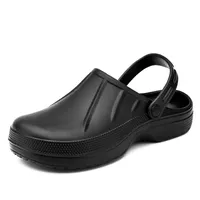 Unisex multifuncional sandálias à prova de óleo à prova d 'água não-deslizamento de segurança sapatos Chef sapatos jardim sapatos praia chinelos