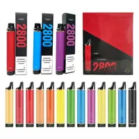 2800 barre flessibili per vape per vaporizzazione usa e getta e kit di sigarette 2800 sbuffi 10 ml pref-en-color vs plus legend barre ESCO