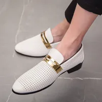 Mocasines zapatos para hombres de faux condimento a juego de moda casual de moda