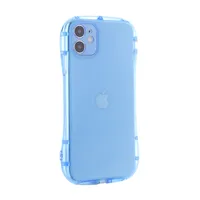 Premium Fluorescence Slim Talist Transparepprood Sockreproof TPU Case na iPhone 13 12 11 Pro Max Mini XR XS X 8 7 6 Plus Huawei P20 P30 P40 Mate20 Mate40 Nova8se
