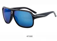 Gloednieuwe Carrera zonnebril Men Vrouwen Vintage Retro Sports Rij Zon Big frame kleurrijke buitenglazen