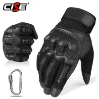 Skóra dotykowa rękawiczki motocyklowe Motocross Moto Motorbike Pit Biker Enduro Protective Gear Racing Full Finger Glove Men 220812