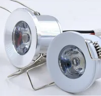 LED Einbaute Deckenfleck Leichter Holzrahmen Mini-Downlights 1W 3W 28 mm Schnittlochgröße 100 lm 110V-220 V unter Schranklampe