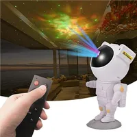 Nattljus astronautstjärna projektor Starry Sky Galaxy Lamp Light For Decoration Bedroom Home Decorative Children Gifts Night Light Night