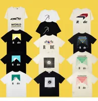 22SSS Camisetas para hombres Summer Bordado Algod￳n Fashion Hip Hop Parejas al aire libre Mangas de alta calidad 5A Camiseta de dise￱ador de ropa personalizada S-XL
