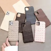 Top Leather Designer Phone Cases For iPhone 13 Pro Max 12 11 Xs XR X 8 7 Plus Fashion Card Holder Pocket Print Back Cover Luxury M2931