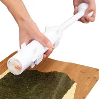 Sushi Maker Roller Reisform Sushi Bazooka Gemüse Fleisch Rolling Tool DIY SUSHI MACHINE MACHINE KITCHE TOOL233F