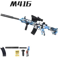 M416 Manual Toy Guns For Boys With Water Bullet Plastic Model Birthday Gift Paintball329I
