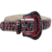 BB Fashion Luxury Strap Diamond Belt Western Crystal Patsded Cowgirl Cowboy Rhinestone For Women Men Jean Cinto de Strass281f