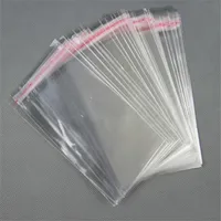 Clear white Resealable Cell phone OPP Poly Bags Transparent Opp Bag Packing2462