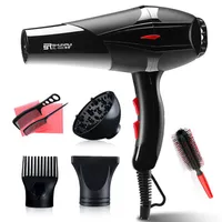 Professional 3200W Strong Power Electric Hair Dryer for Hairdressing Barber Salon Tools Blow Dryer Low Black Hairdryer With 220-24236e