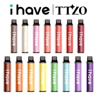 ihave TTZO 3000 Puffs e-cigarette high quality 1350mAh Battery 8ml tobacco tar Filled 10 Colors 10 flavors Portable Vape disposable electronic cigarettes