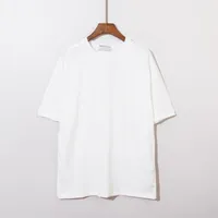 205 # 남성용 티셔츠 조류 브랜드 여름 간단한 세척 레트로 인쇄 순수 코튼 라운드 넥 조커 캐주얼 짧은 소매