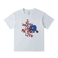 새로운 여름하라 주쿠 남자 티셔츠 나 당신은 라이프 프린트 인쇄 T 셔츠 Brockhampton 생강 힙합 티 재미있는면 티셔츠 j220727을 사랑합니다.