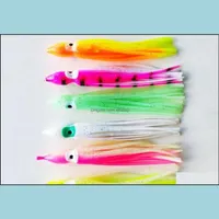 Baits Luros de pesca Deportes al aire libre Lure Soft Calpus Skirt Ligas Sabiki de 9 cm Hooks \ Rig (bolsa) Entrega de caída 2021 L9NY3 CEI8O