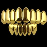2019 8 أسنان الأنياب أزياء الذهب المطلي بالأسنان الهيب هيبوب شواهد أعلى صخور السفو