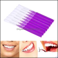Floss dentaire oral Health Beauty 8pcs dents en plastique souple Brosse interdentaire Tootick sain DHSBW