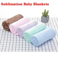 Solid Baby Blanket 75*100cm Children&#039;s Lunch Blanket Super Soft Flannel Knee Pad Sleeping Home Blankets 6 Colors