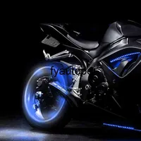 Neon Lamp LED Light stick type Mountain Bike Light Car Tire Valve Cap Decorative Lantern Wheel Spokes Lamp 2pcs3253