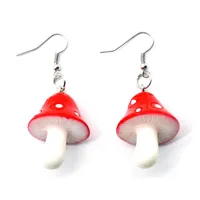 Dangle & Chandelier Simple And Sweet Mushroom Earrings Fashion Personality Ear Jewelry