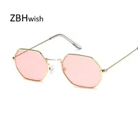 Sonnenbrille Zbhwish 2022 Square Women Retro Fashion Roségold Sonnenbrillen Frauen Brand transparent Ladieessunglasses