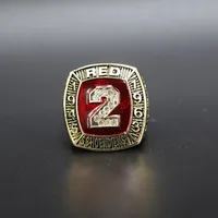 Hall of Fame Baseball 1945 1963 #2 Red Schoendienst Team Champions Championship Ring With Wood Display Box Souvenir Men Fan Gift265l