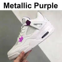 Purple Metallic Jumpman 4 4s Og Mens Basketball Shoes Lkss4055 University Blue Pink Mens Trainers Sports Sneakers