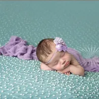 Blankets & Swaddling Po Shoot Props Knit Soft Small Ball Bobble Wraps 150x100CM Born Baby Pography Backdrops Infant Studio Basket FillerBlan