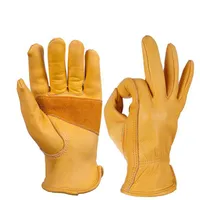 Guanti locomotivi guanti in pelle motociclisti uomini retrò caldi uomini ary impermeabili guanti guanti resistenti al freddo 283t
