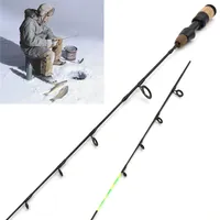 58 cm Winter Ice Rishints 2 Tips Spinning Rod Fibre Fibre Lod Biltrus Ultra-Light Carp Fishing 220601