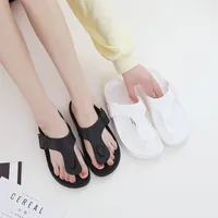 Tkhot dames slippers zomerschoenen indoor sandalen glijden zacht non-slip badkamer platform huis slippers sandaal japit wanita pastel k087 #10
