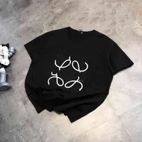 2022 FABRIKAME Wholale New Loe Luojia Sommer CHT 3D Reflektierende Buchstaben Kurzes SVE-Männer- und Frauen lose T-Shirt Mode