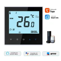 Controle de casa inteligente Thermostat Electric Thermostat Wifi Controlador de Temperatura Digital Tuya / SmartLife App Voice LCD