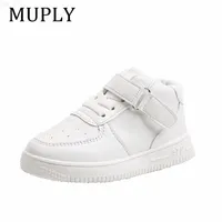 2021 New Kid Shoes Causal Boys Girls Sports Fashion Leisure White Black Shoes Help Sandals anti-slippery Pure Color T220716