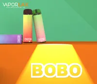 元のVaporlax Bobo 6000Puffs使い捨てデバイス事前充填14mlカートリッジポッド1000mAhバッテリー6000パフ15color