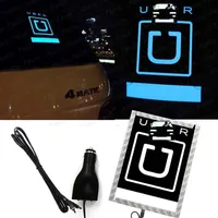 Ub Blue LED Sign Light Car Window Powered On Off Switch Reproduction for taxi drivers244Y