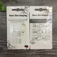 4 w 1 Nano Micro Standard Adapters Card-Card Adapter Nano SIM Adapter Nano SIM dla urządzeń mobilnych