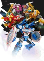 Merk Kaizhi Bouwstenen Kleine groothandel12 Constellaties Star Lights Fighter Transformers Toys Puzzle Assembly Deeltjes 1 tot 2 Vervorming Robot Boy Gifts