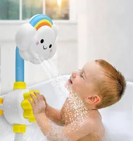 Autres équipements d'événement Fournitures Nouveaux Toys de Bain pour Baby Water Jeu Clouds Modèle Robinet Douche Spray Jouet pour enfants Squirtement Sprinkler Salle de bains cadeau enfants