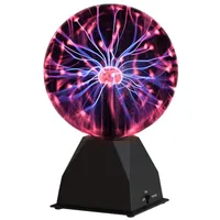 ZK20 Crystal Ball Magic Plasma Bola Lámpara eléctrica Lámpara de luz de la noche luces de mesa de la navidad Lámpara de vidrio de regalo para niños