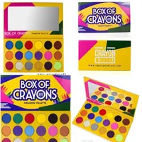 In Stock BOX OF CRAYONS Shadow palette Eyeshadow Palette 18 Colors New Makeup Eye Shadow the lowest 236T